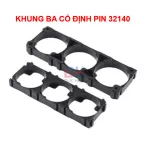 Khung cố định pin 18650 / 21700 / 26650 / 32140 / 33140. Nhựa ABS chất lượng cao